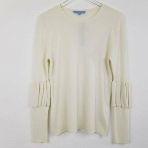 Antonio Melani Womens Pullover Sweater Ivory L